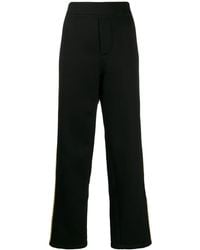DSquared² - Straight-Leg Trousers With Vertical Stripe - Lyst