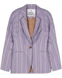 Vivienne Westwood - Single-breasted Striped Blazer - Lyst