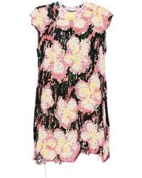 JNBY - Floral-print Sleeveless Minidress - Lyst