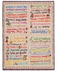 Faliero Sarti - X Short Love Message La Family Graphic-Print Fringed Scarf - Lyst