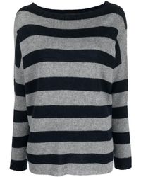 Fabiana Filippi - Striped Long-Sleeve Sweater - Lyst