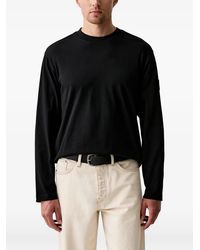 KARL LAGERFELD - T-Shirt Longues Manches À Patch Logo - Lyst