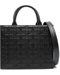 Elisabetta Franchi - Logo-Embossed Quilted Tote Bag - Lyst