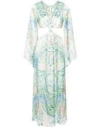 CAMILLA - Vestido largo con estampado floral - Lyst