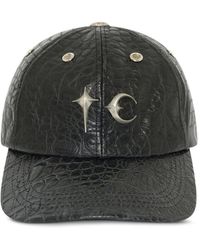 THUG CLUB - Tc Crocodile-Effect Leather Cap - Lyst