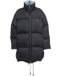 Prada - Re-Nylon Gabardine Down Coat - Lyst