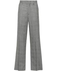 Tagliatore - Prince Of Wales-check Wool Blend Trousers - Lyst