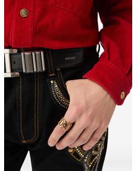 Versace - Link Ring - Lyst