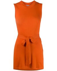 Malo - Tunique À Taille Ceinturée - Lyst