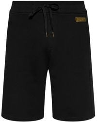 Versace Jeans Couture - Logo Drawstring Shorts - Lyst