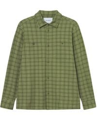 Les Deux - チェック チェストポケット シャツ - Lyst