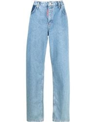 Moschino Jeans - High-waisted Wide-leg Jeans - Lyst