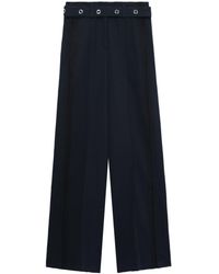 3.1 Phillip Lim - Belted Pleat-detail Straight-leg Trousers - Lyst