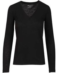 Al Duca d'Aosta - Long-Sleeve V-Neck T-Shirt - Lyst