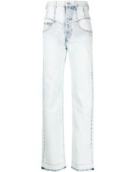 Isabel Marant - Noemie High-Rise Straight-Leg Jeans - Lyst