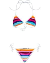 Missoni - Bikini Con Diseño Triangular - Lyst