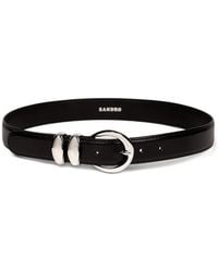 Sandro - Leren Riem - Lyst