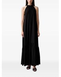 ViCOLO - Halterneck Tiered Maxi Dress - Lyst