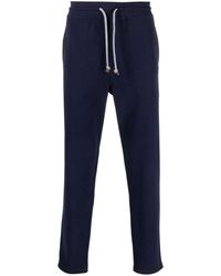 Brunello Cucinelli - Tapered Drawstring Track Pants - Lyst