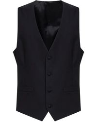 Lardini - Wool Waistcoat - Lyst