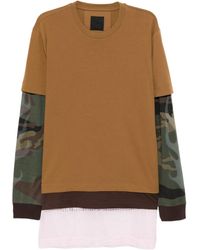 Givenchy - T-Shirt Im Layering-Look - Lyst