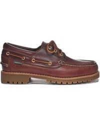 Sebago - Leather Lace-Up Loafers - Lyst