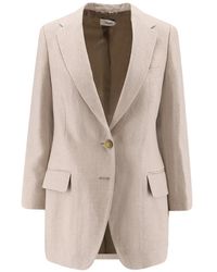 SAULINA - Antonia Single-Breasted Blazer - Lyst