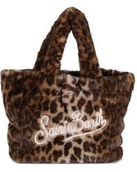 MC2 Saint Barth - Colette Faux-Fur Tote Bag - Lyst
