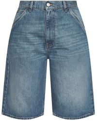 Coperni - Knielange Jeans-Shorts - Lyst
