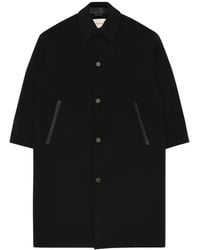 Entire studios - Single-Breasted Wool Coat - Lyst