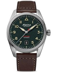 Alpina - Startimer Pilot 40Mm Watch - Lyst