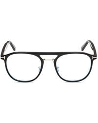Tom Ford - T-Motif Pilot-Frame Glasses - Lyst