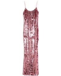 The New Arrivals Ilkyaz Ozel - Isis Maxi-Jurk Met Pailletten - Lyst