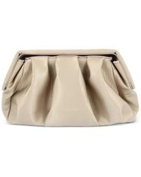 THEMOIRÈ - Ruched Clutch Bag - Lyst