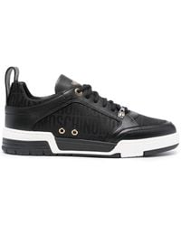 Moschino - Sneakers mit Logo-Jacquard - Lyst