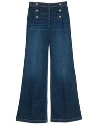 Twinset - Buttoned Flared Jeans - Lyst