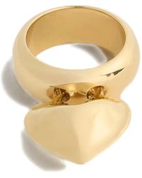 La DoubleJ - Love Heart-Detail Ring - Lyst