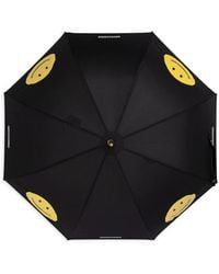Moschino - Smiley Logo-Print Umbrella - Lyst
