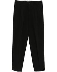 Low Brand - Zeta Pleated Straight-Leg Trousers - Lyst