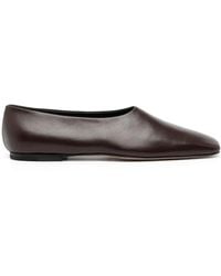 Neous - Atlas Square-Toe Leather Pumps - Lyst
