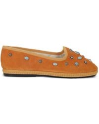 Fortela - Friulan Suede Slippers - Lyst
