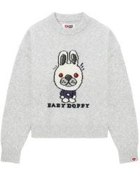 A Bathing Ape - Graphic Knit Jumper - Lyst