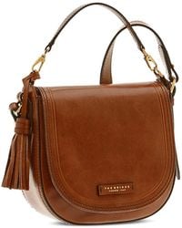 The Bridge - Tassel-Detail Leather Cross Body Bag - Lyst