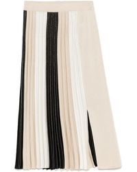 Mrz - Plissé Colourblock Midi Skirt - Lyst