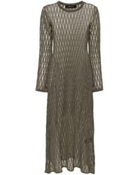 FEDERICA TOSI - Knitted Maxi Dress - Lyst
