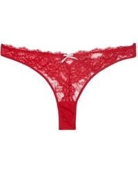Fleur du Mal - String Bianca À Nœud - Lyst