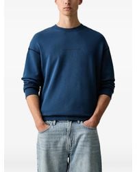 Scotch & Soda - Logo-Print Sweater - Lyst