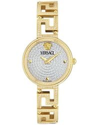 Versace - Montre À Diamants Greca Goddess Precious - Lyst