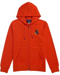 Psycho Bunny - Leo Embroidered Zip-Up Hoodie - Lyst