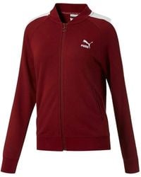 PUMA - Classics T7 Track Jacket "Pomegranate" 576661 18" - Lyst